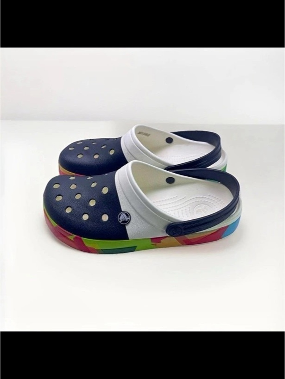 Crocs Classic US Navy Clog Blue & Multicolor US 7/9